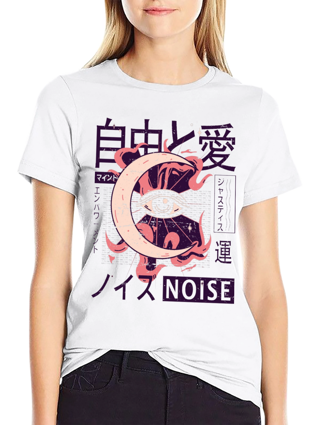 Eye Moon Graphic Tee - Black T-Shirt