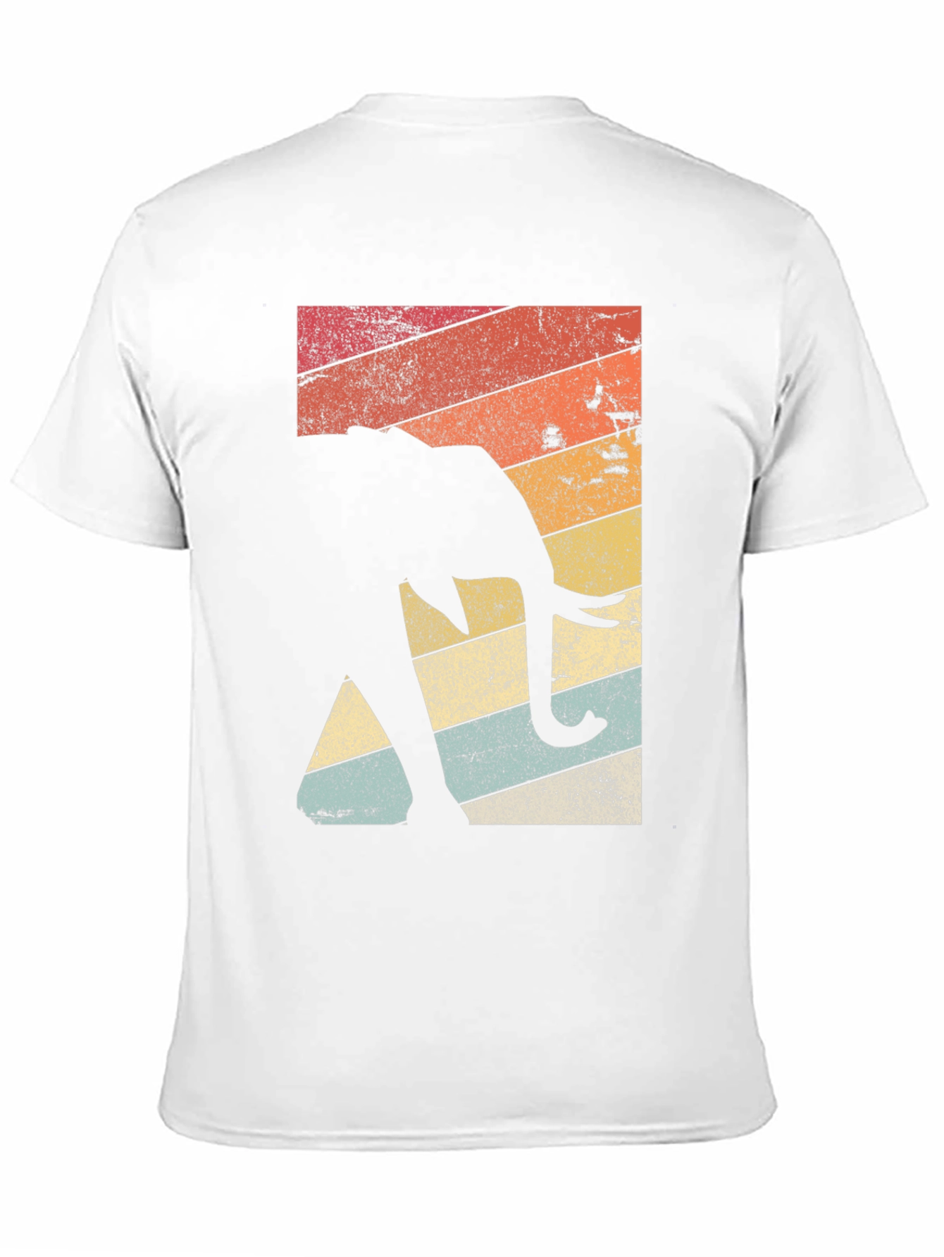 Retro Elephant Graphic Tee - Stylish & Comfortable