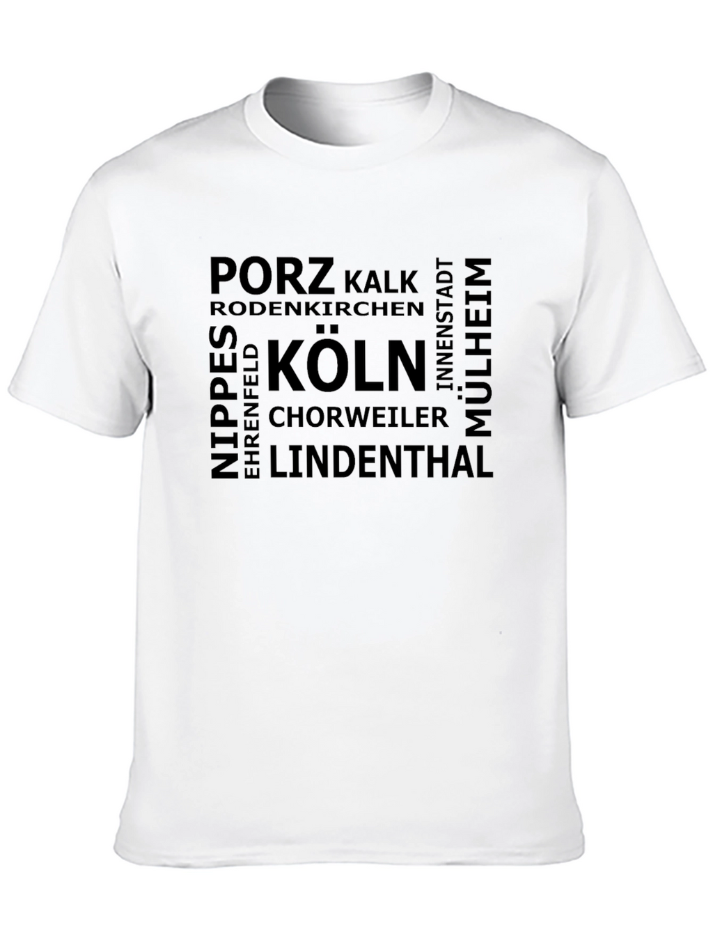 Cologne Germany District Black T-Shirt