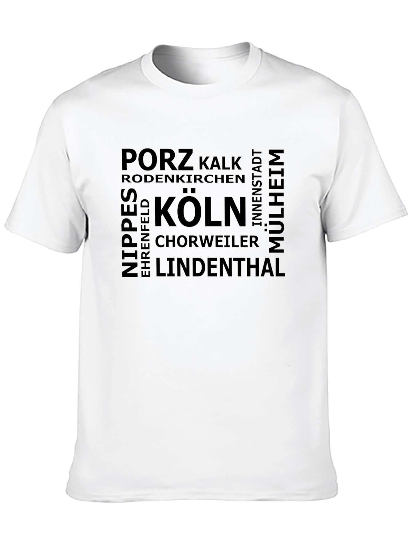 Cologne Germany District Black T-Shirt