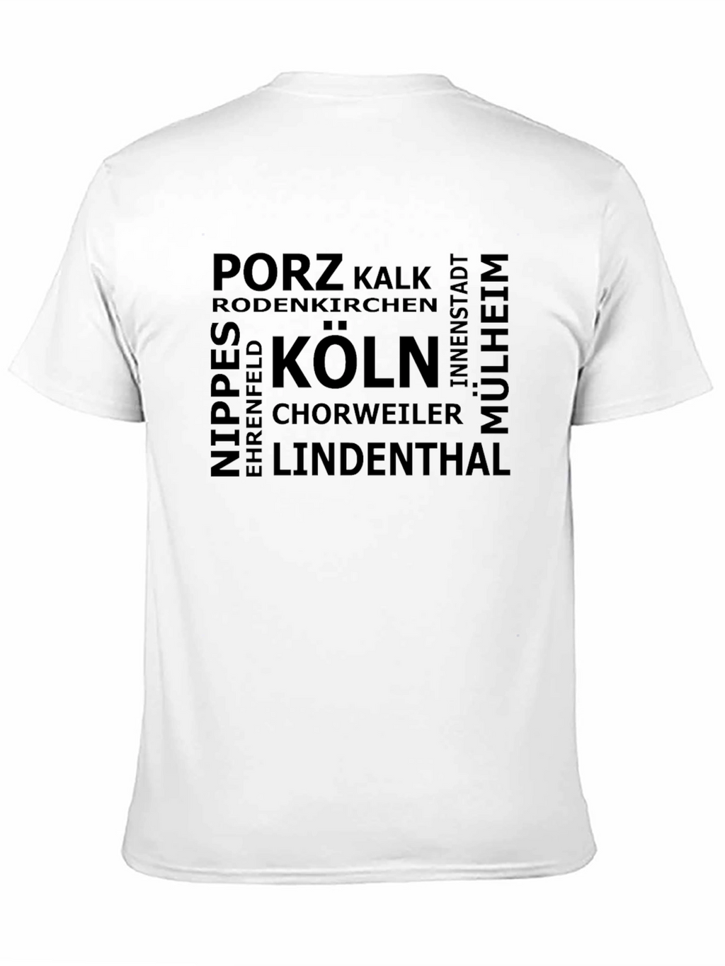 Cologne Germany District Black T-Shirt