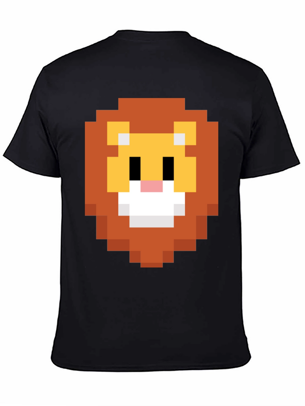 Pixel Lion Graphic Tee - Retro Style