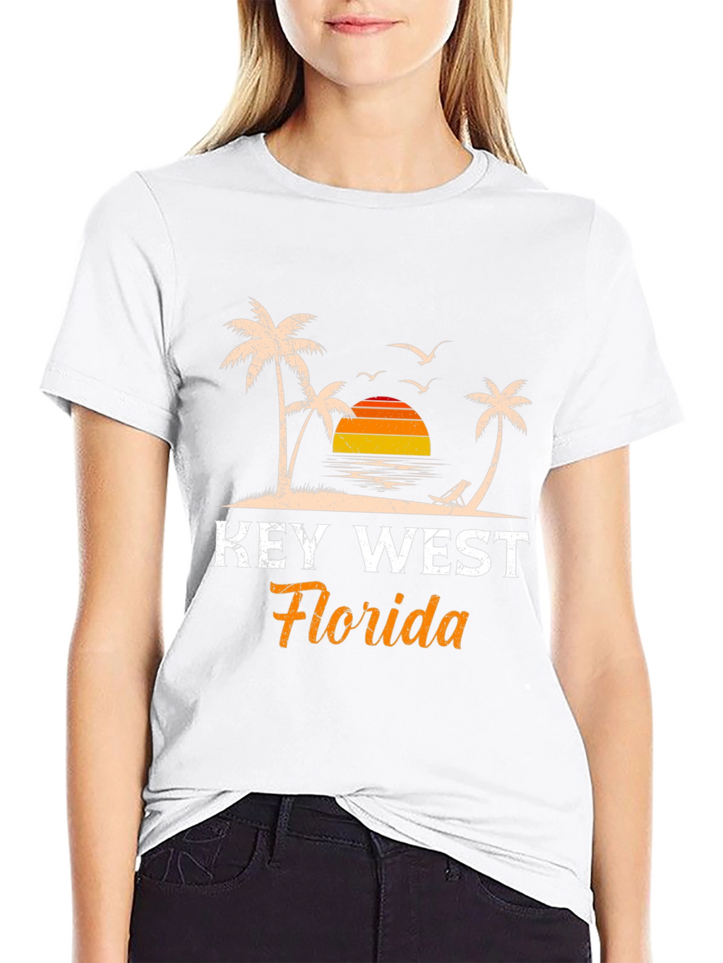 Key West Florida T-Shirt - Island Sunset Design