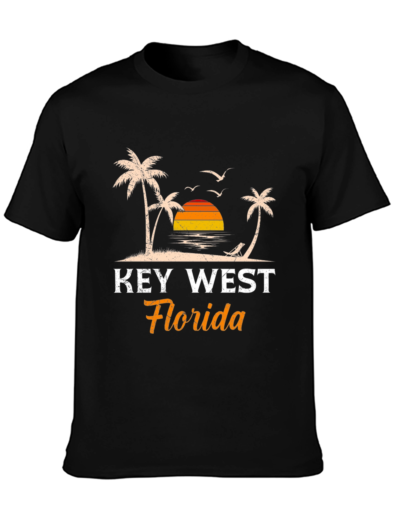 Key West Florida T-Shirt - Island Sunset Design