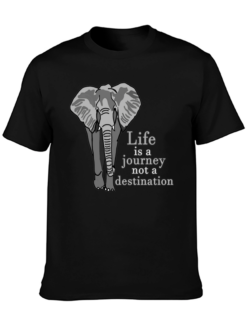 Elephant Life is a Journey Graphic Tee