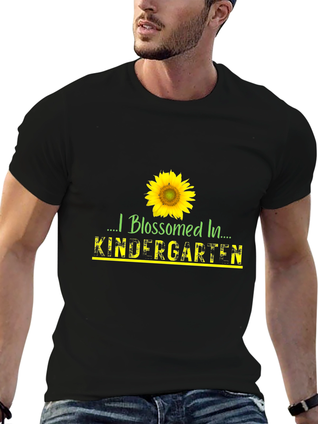 Kindergarten Teacher Sunflower Graphic Tee