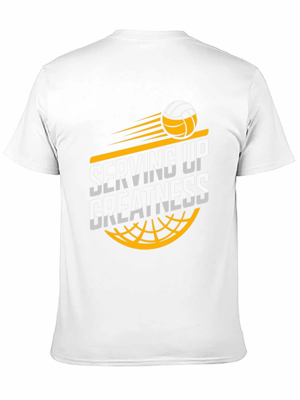 Serving Up Greatness Volleyball Graphic T-Shirt