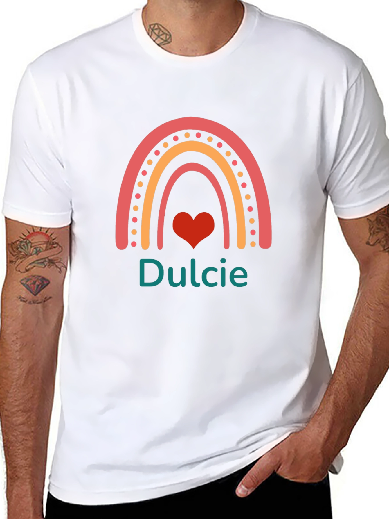 Dulcie Rainbow Heart T-Shirt