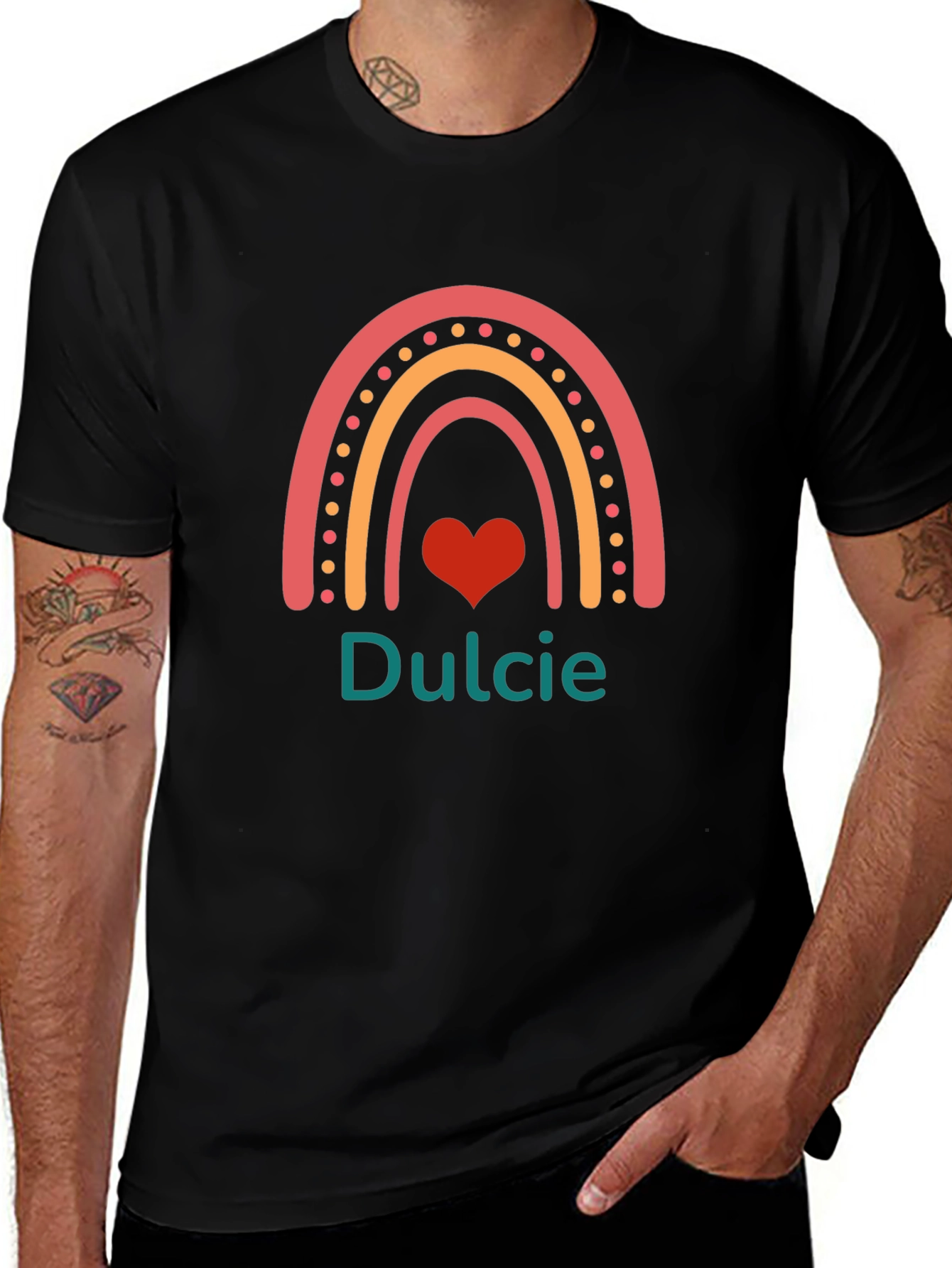 Dulcie Rainbow Heart T-Shirt