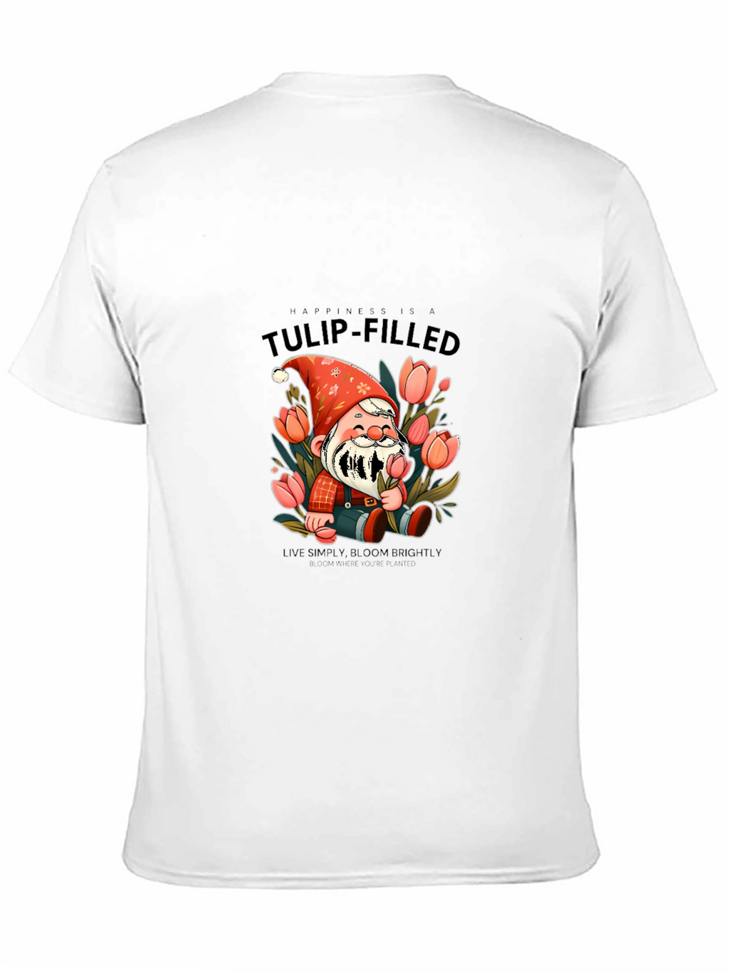 Tulip-Filled Happiness Graphic Tee - Bloom Brightly