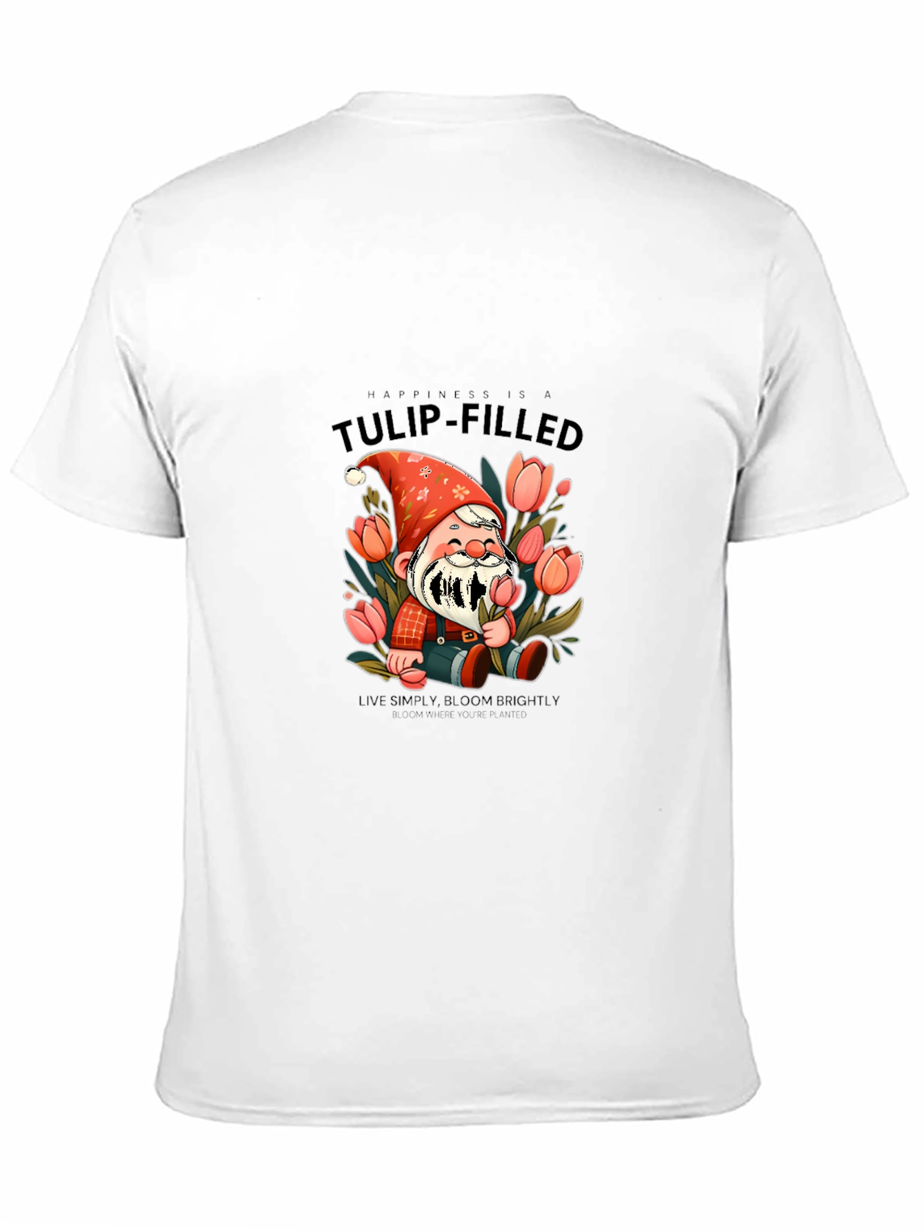 Tulip-Filled Happiness Graphic Tee - Bloom Brightly
