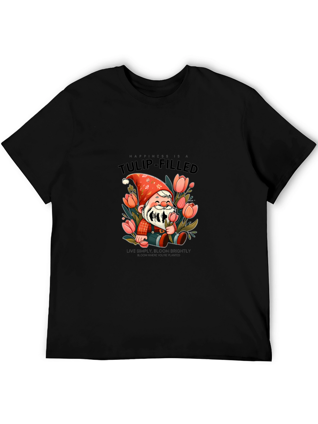 Tulip-Filled Happiness Graphic Tee - Bloom Brightly