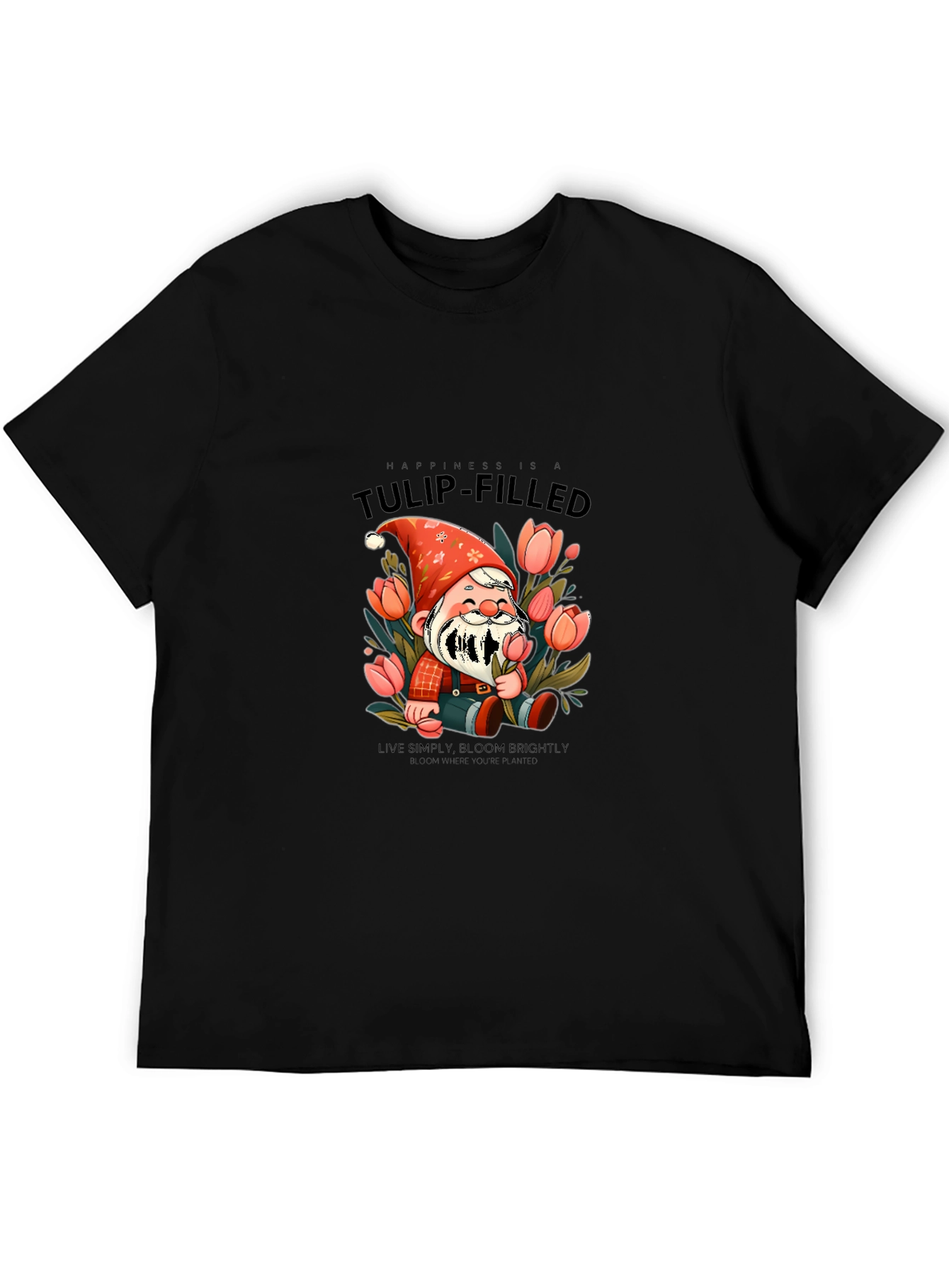 Tulip-Filled Happiness Graphic Tee - Bloom Brightly