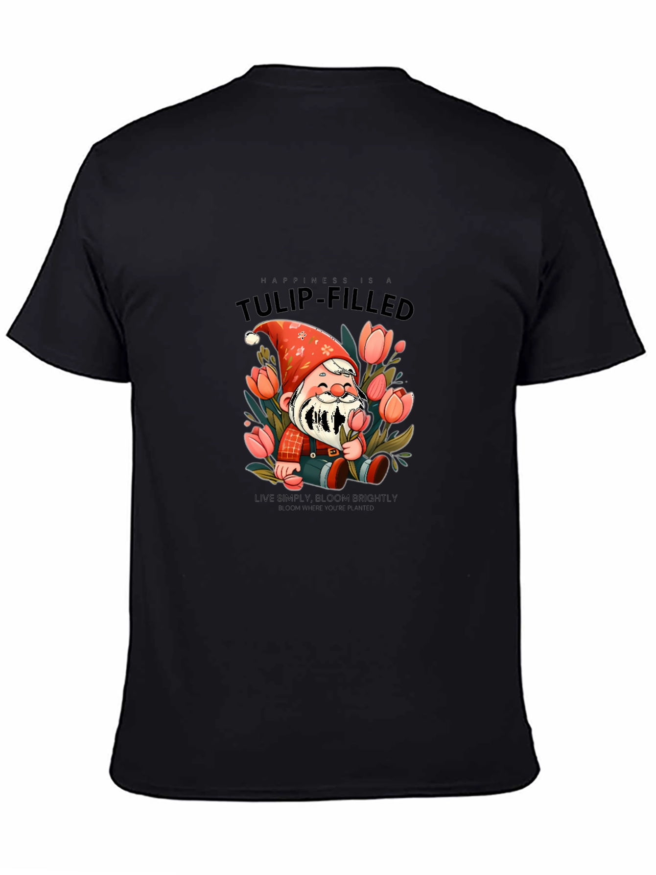Tulip-Filled Happiness Graphic Tee - Bloom Brightly