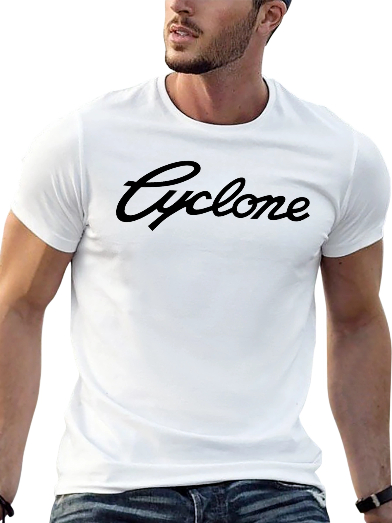 Cyclone Graphic T-Shirt - Classic Black Tee