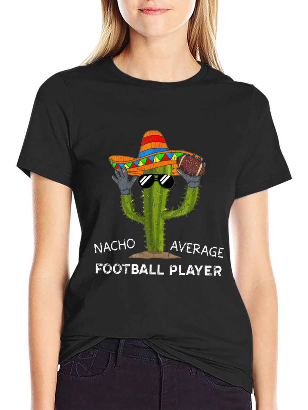 Nacho Average Football Player T-Shirt