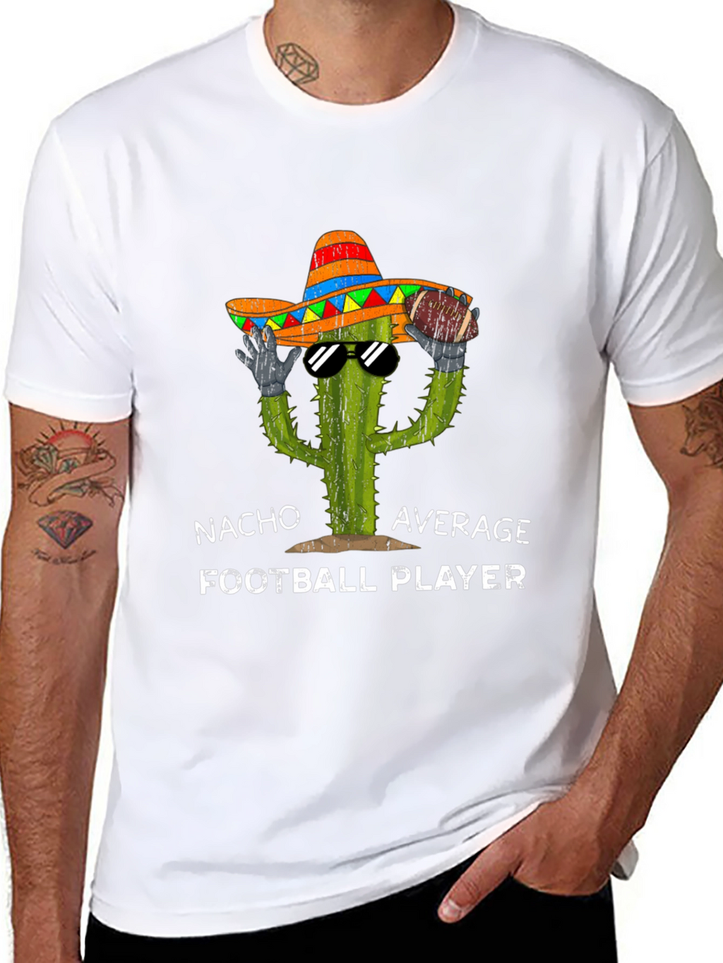 Nacho Average Football Player T-Shirt