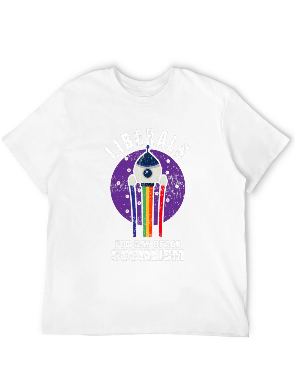 Liberals for Gay Space Socialism Graphic T-Shirt