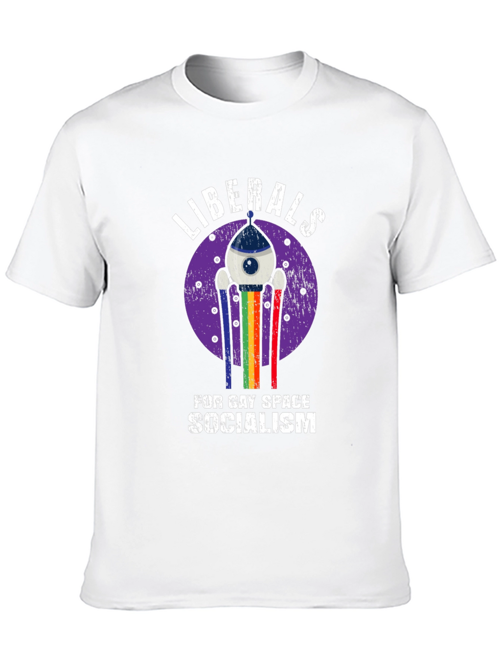 Liberals for Gay Space Socialism Graphic T-Shirt