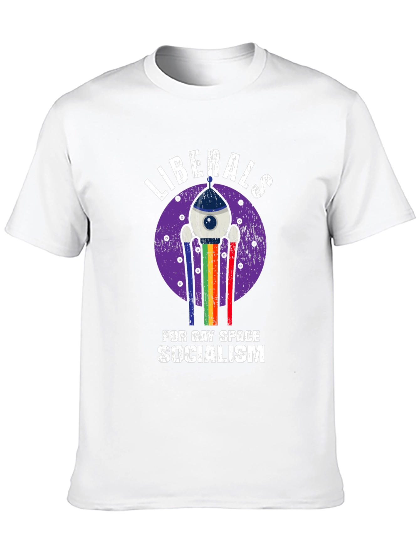 Liberals for Gay Space Socialism Graphic T-Shirt