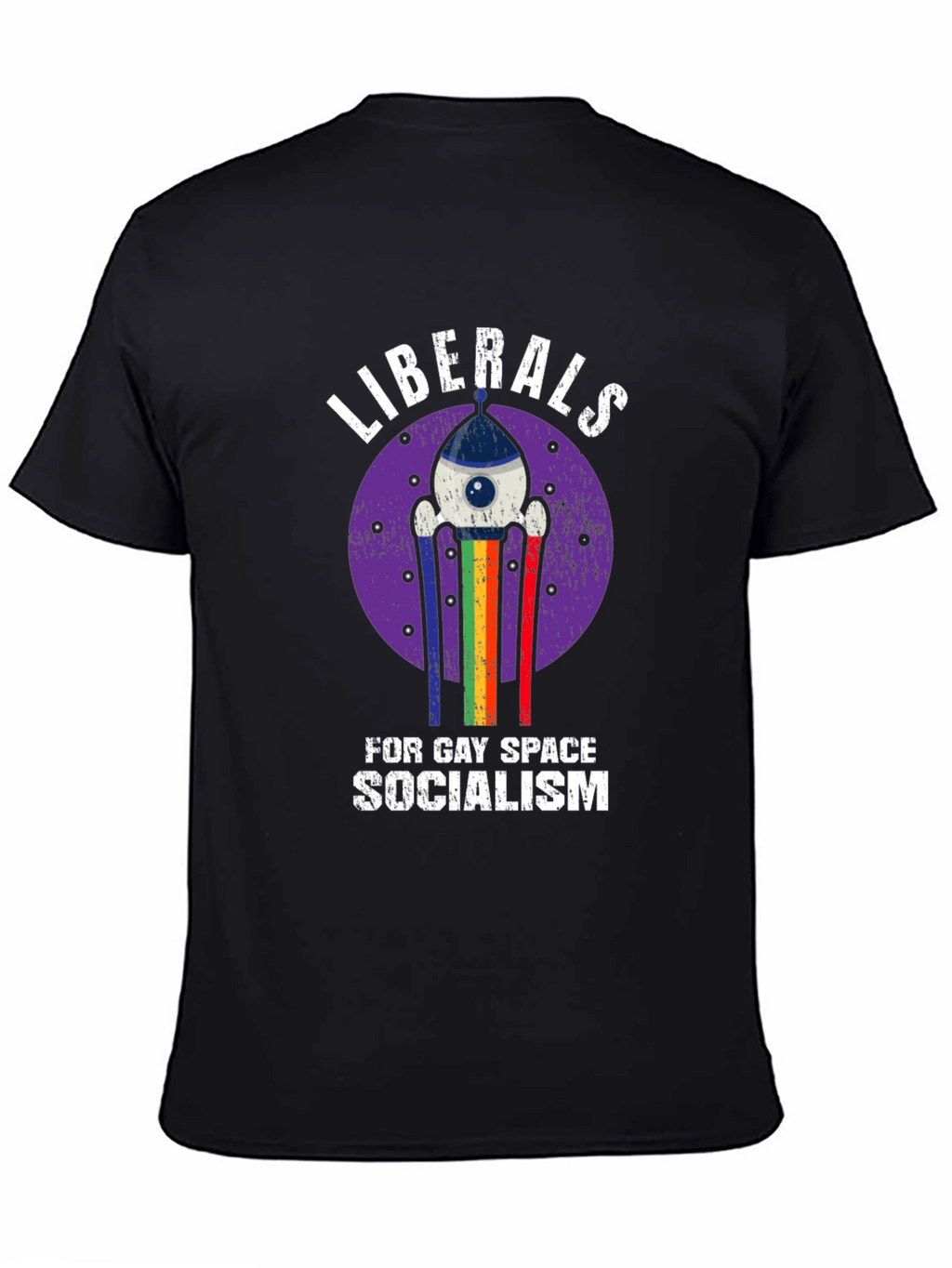 Liberals for Gay Space Socialism Graphic T-Shirt