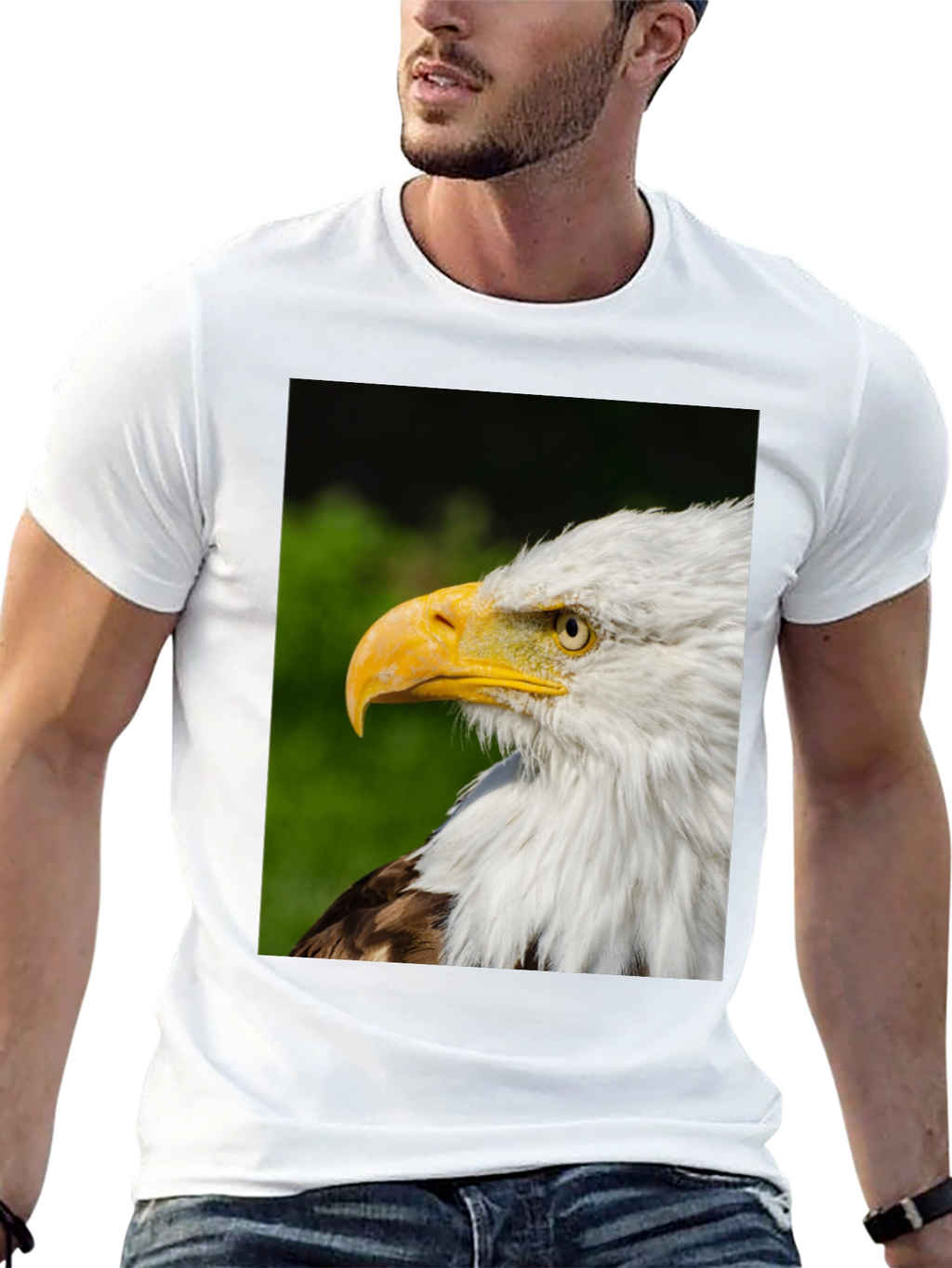 Bald Eagle Graphic Tee - Patriotic Design
