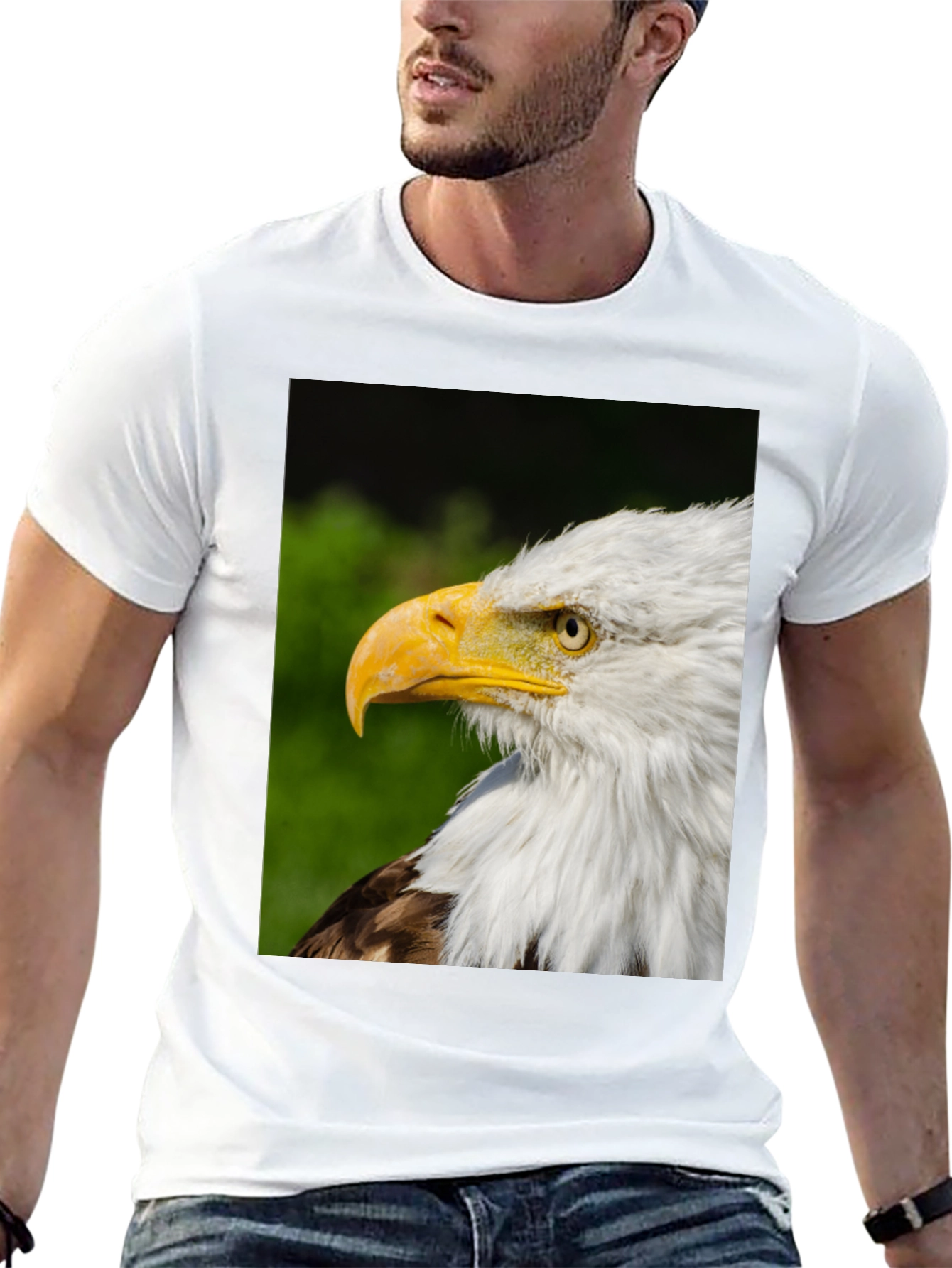 Bald Eagle Graphic Tee - Patriotic Design