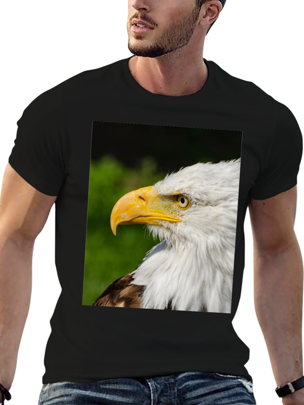 Bald Eagle Graphic Tee - Patriotic Design