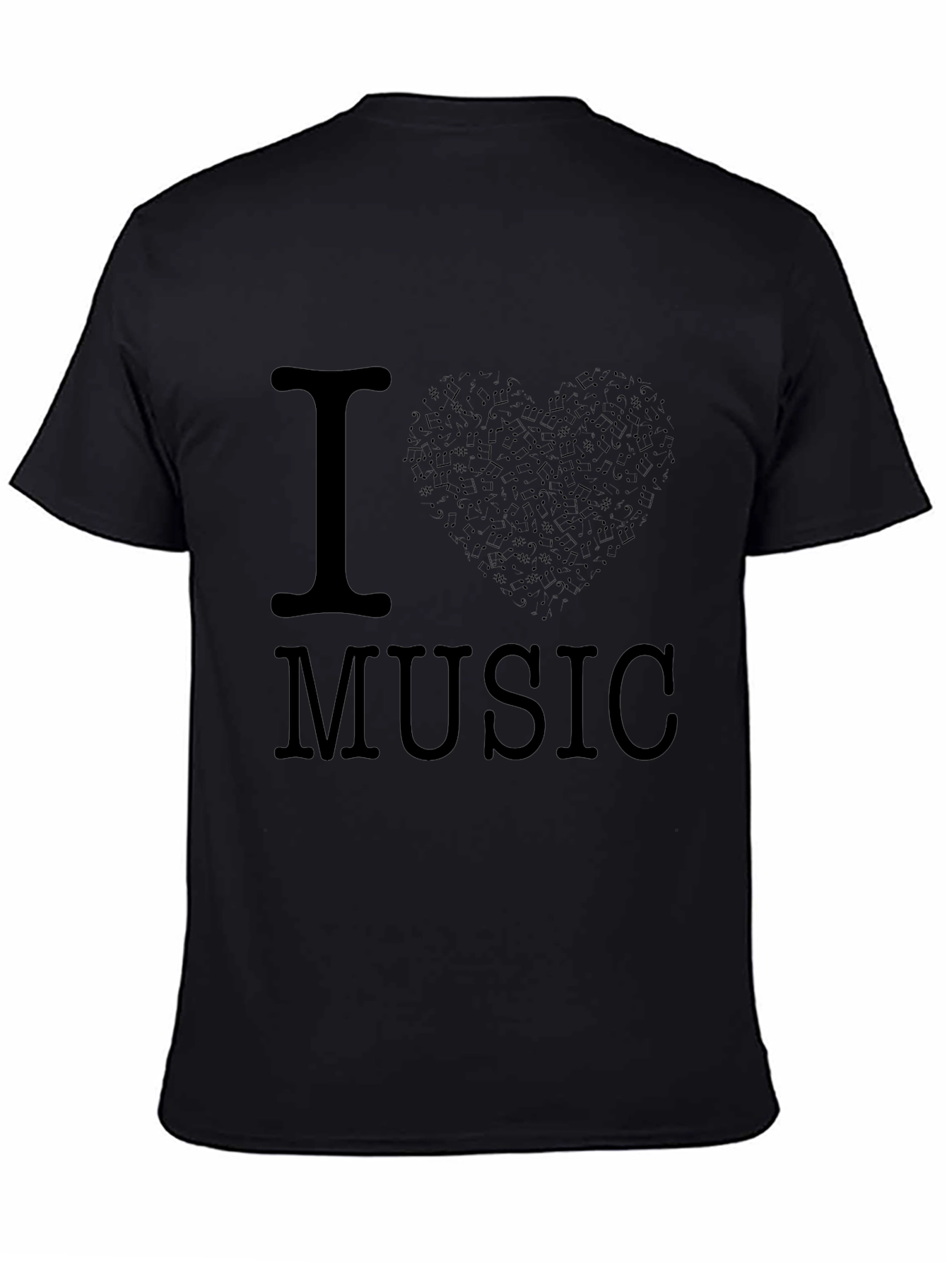 I Heart Music Graphic T-Shirt - Soft Cotton Tee
