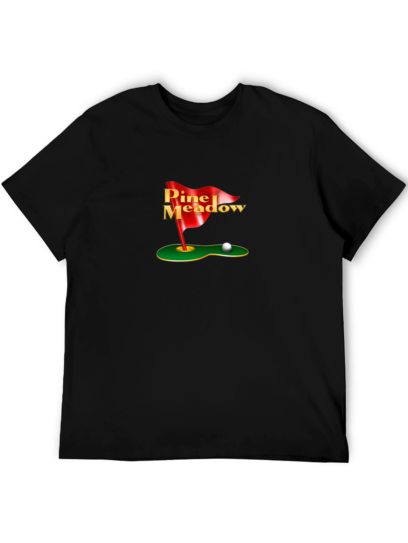 Pine Meadow Golf T-Shirt - Black