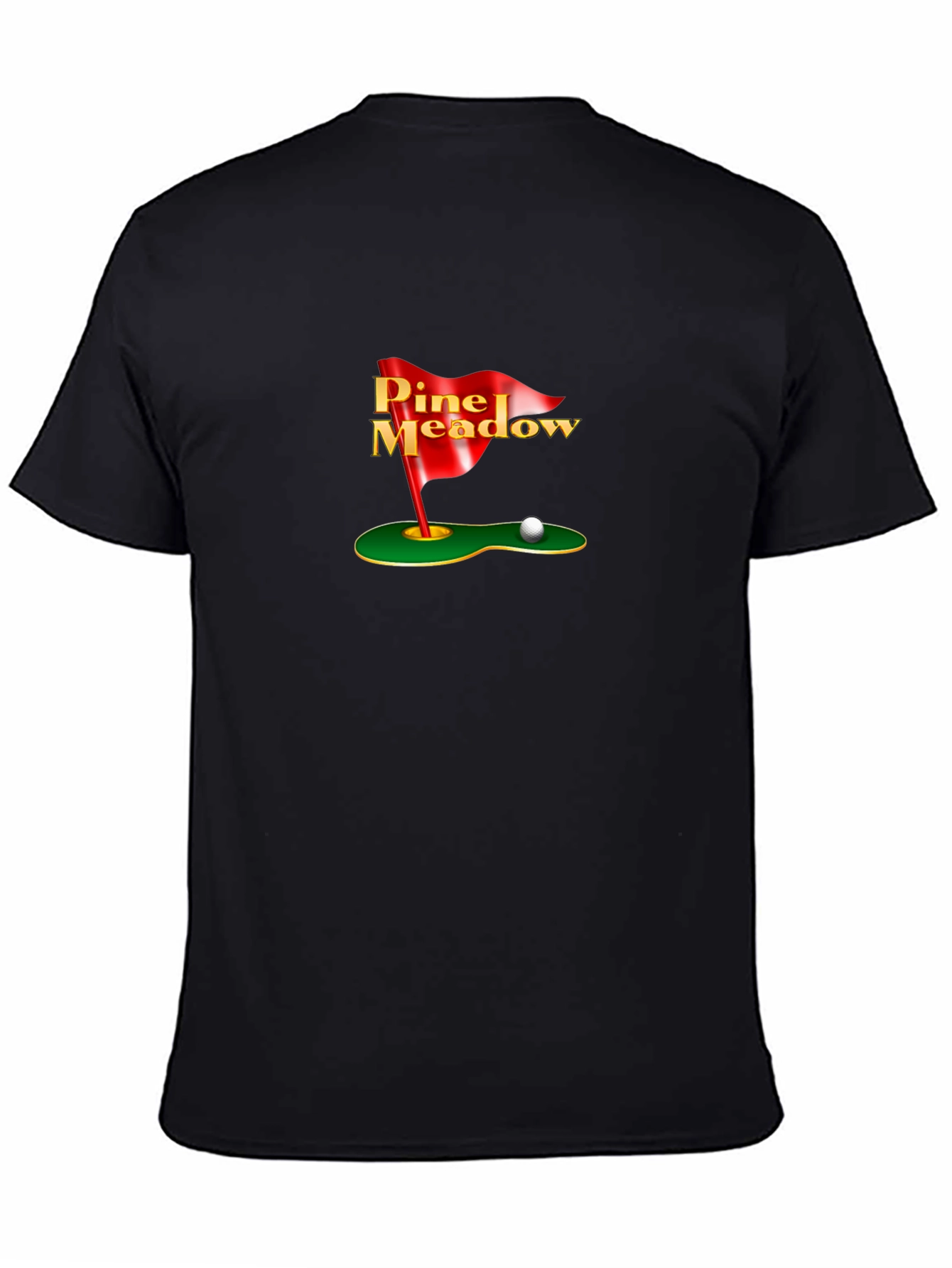 Pine Meadow Golf T-Shirt - Black