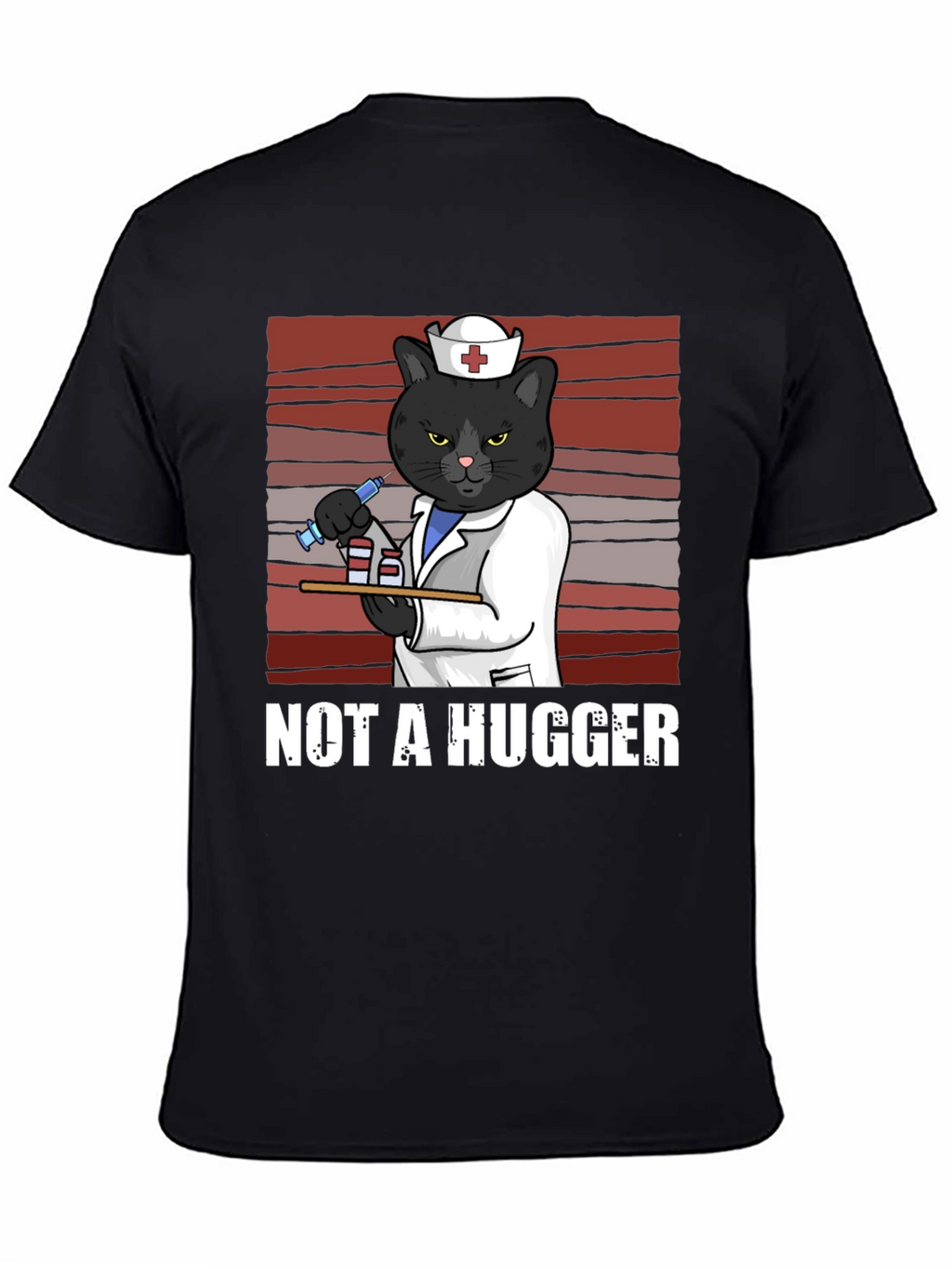 Not A Hugger Nurse Cat T-Shirt