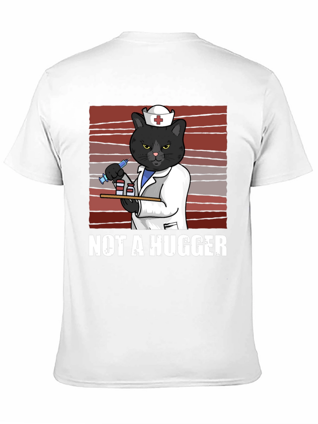 Not A Hugger Nurse Cat T-Shirt
