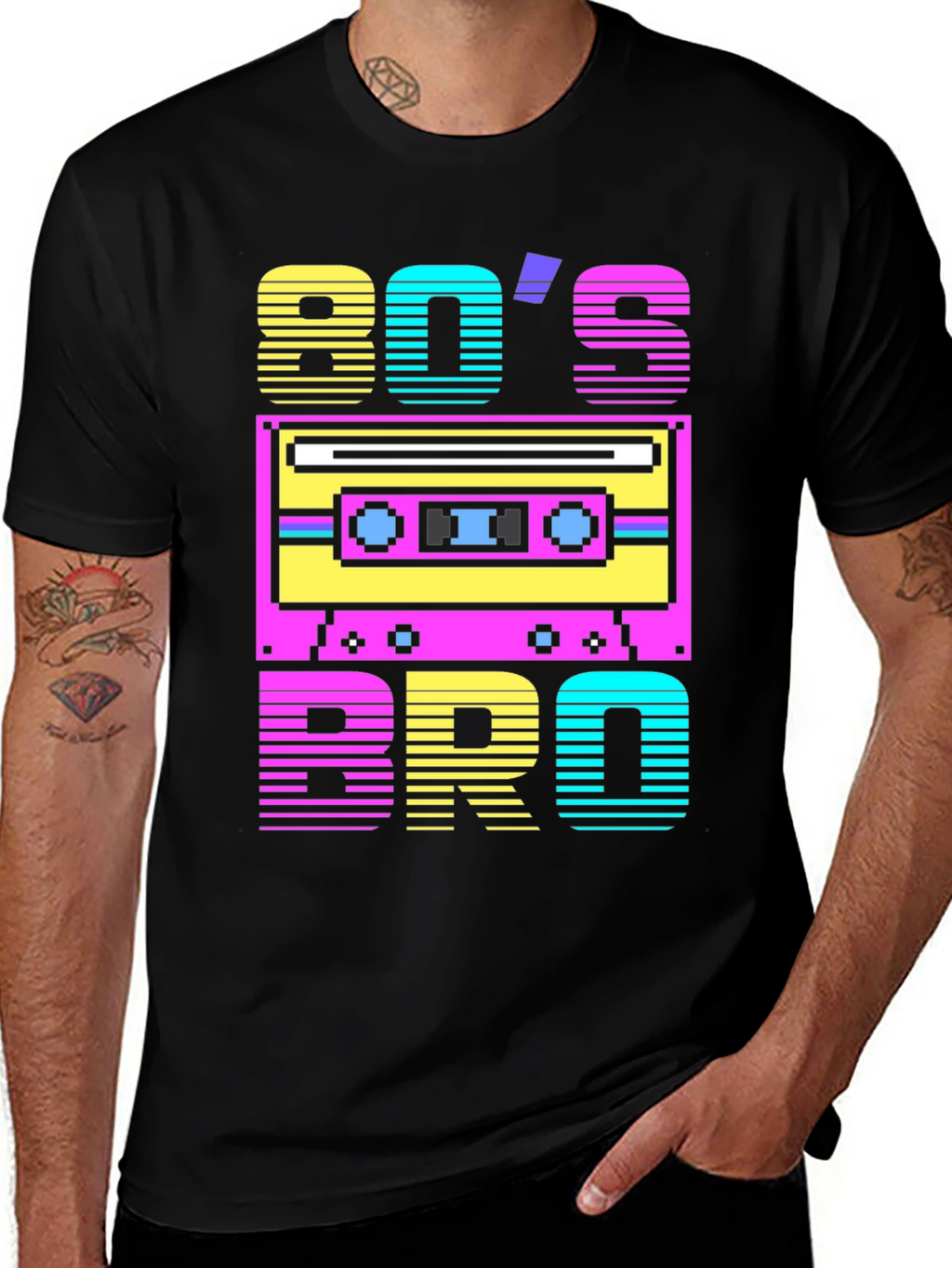 80s Retro Cassette Tape Graphic Tee