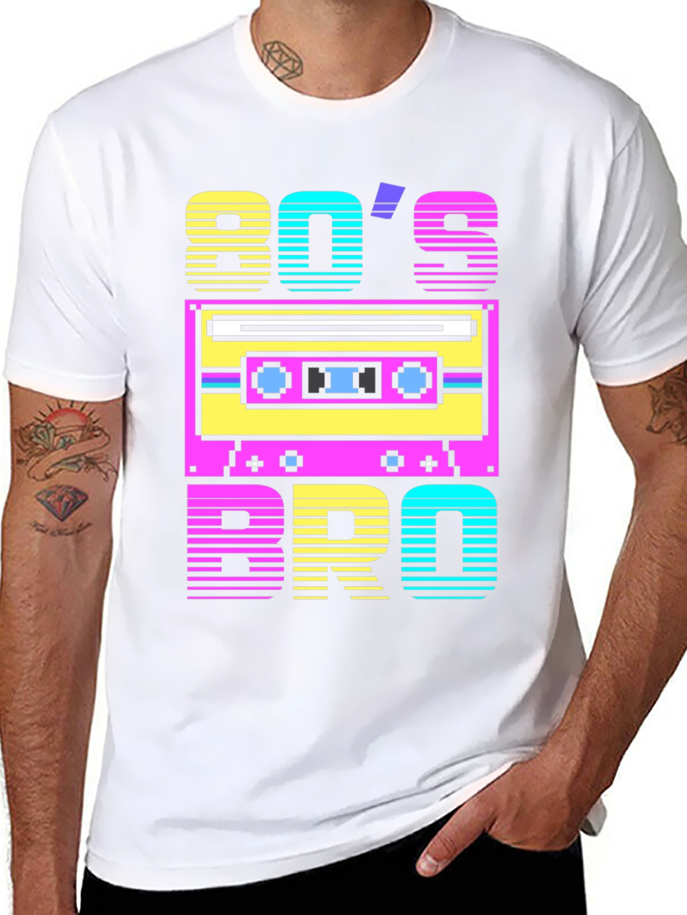 80s Retro Cassette Tape Graphic Tee