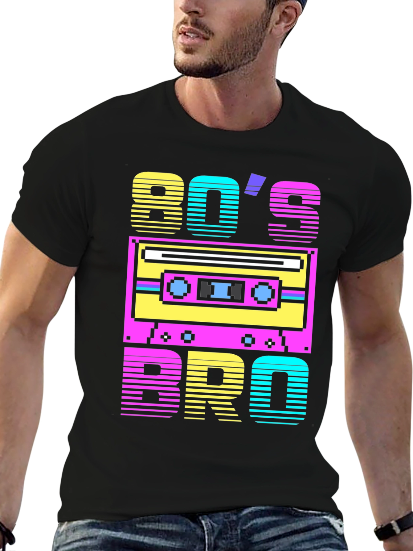 80s Retro Cassette Tape Graphic Tee
