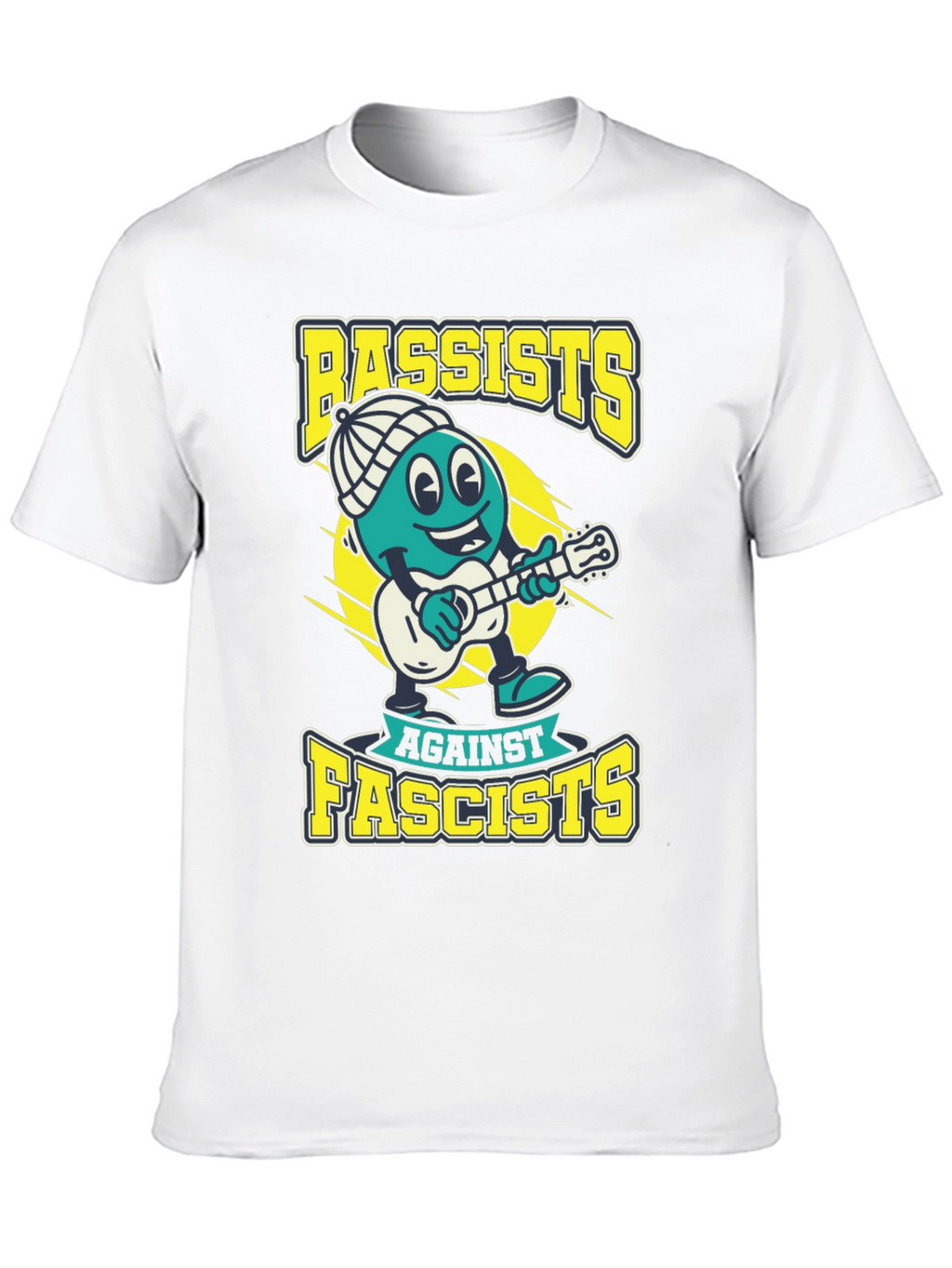 Bassists Against Fascists Graphic Tee - Political Statement T-Shirt