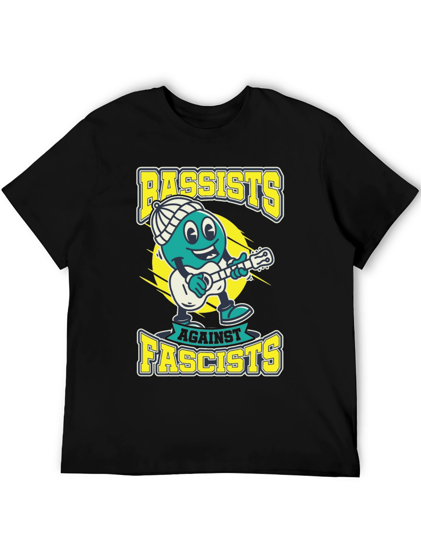 Bassists Against Fascists Graphic Tee - Political Statement T-Shirt