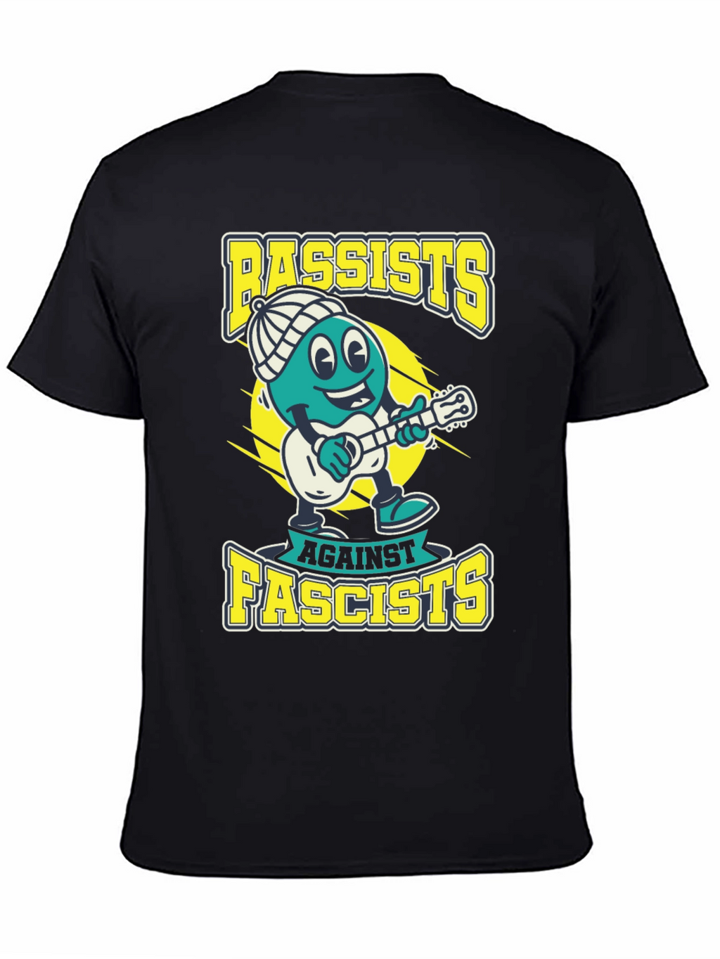 Bassists Against Fascists Graphic Tee - Political Statement T-Shirt