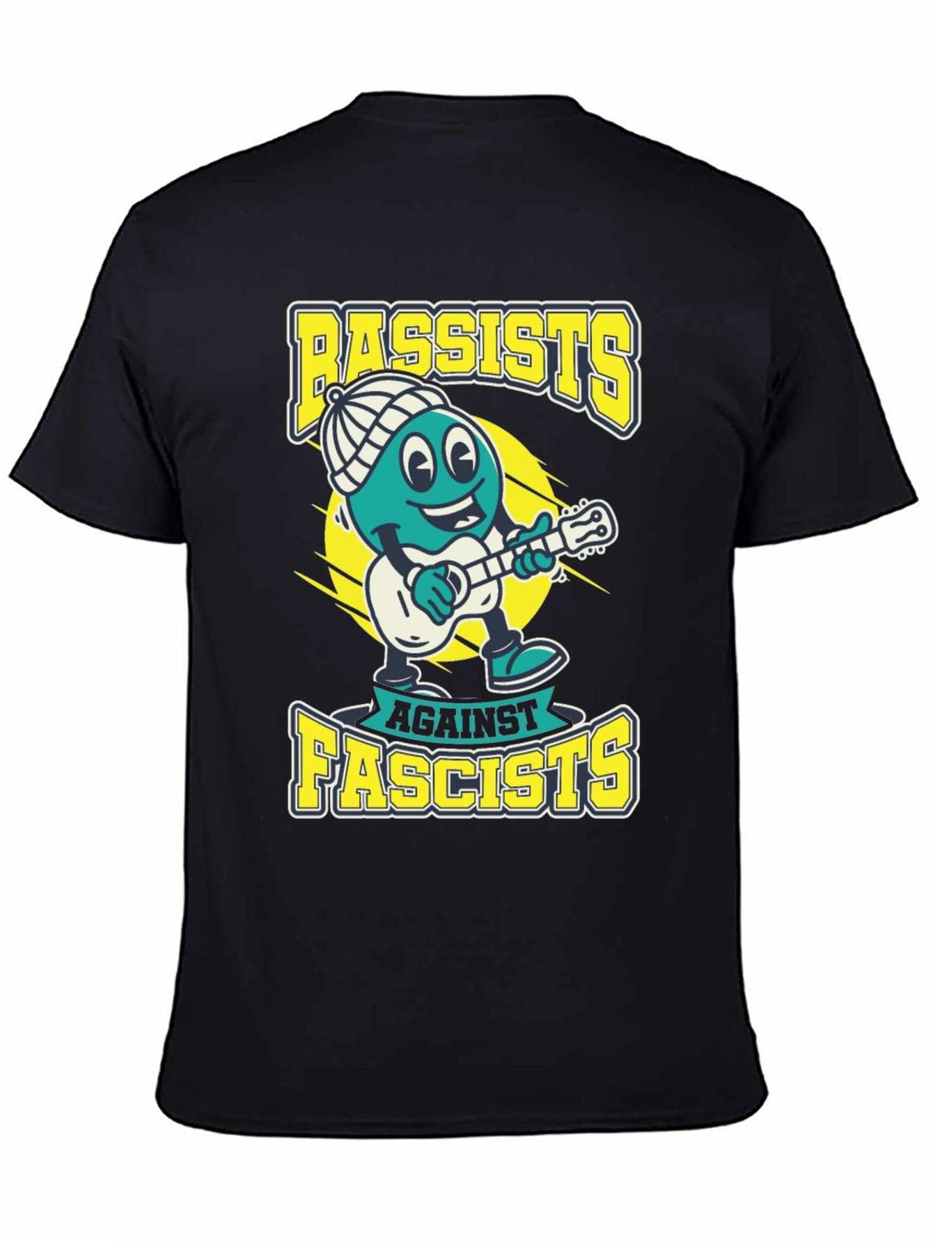 Bassists Against Fascists Graphic Tee - Political Statement T-Shirt
