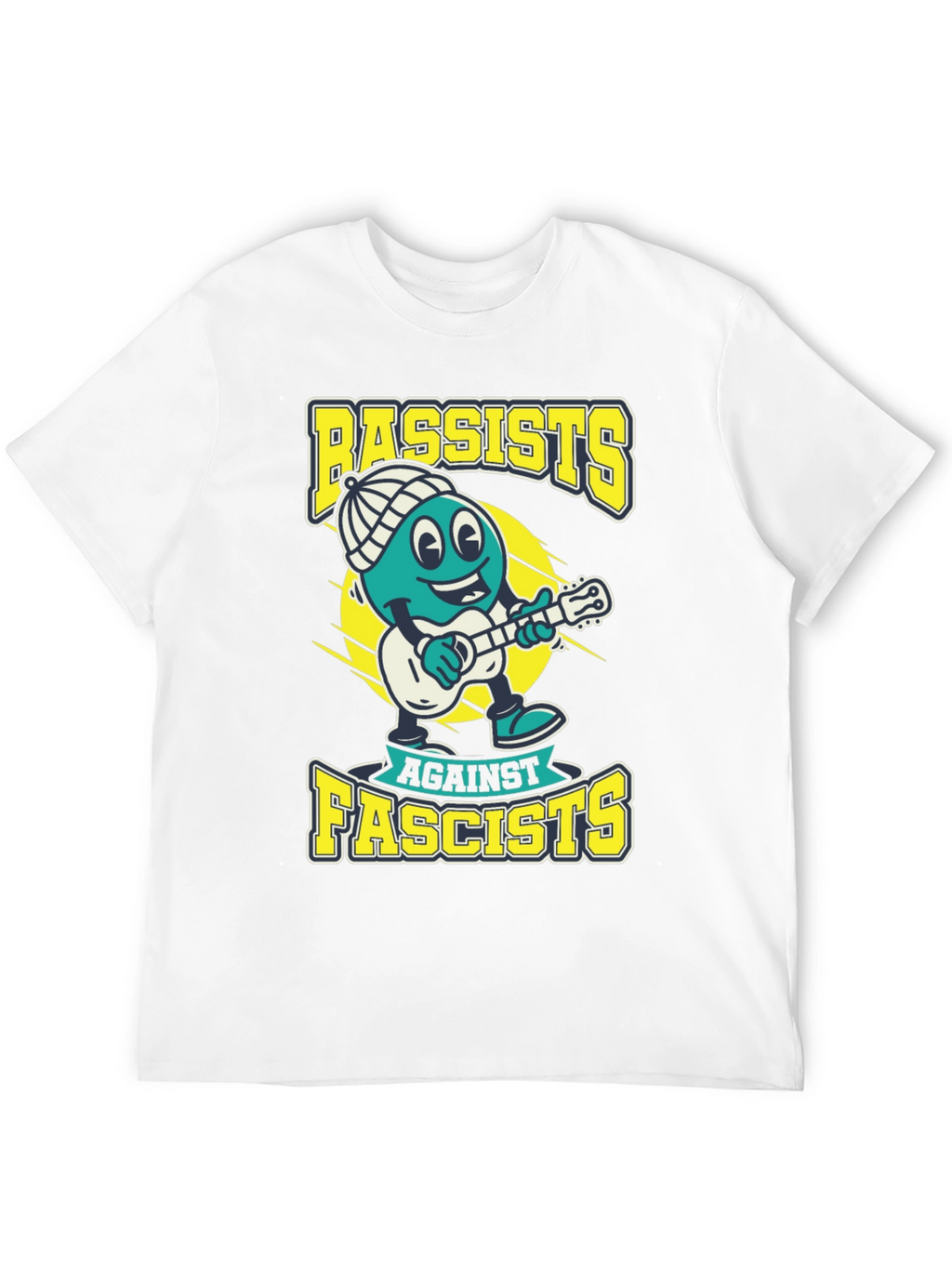 Bassists Against Fascists Graphic Tee - Political Statement T-Shirt