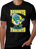 Bassists Against Fascists Graphic Tee - Political Statement T-Shirt