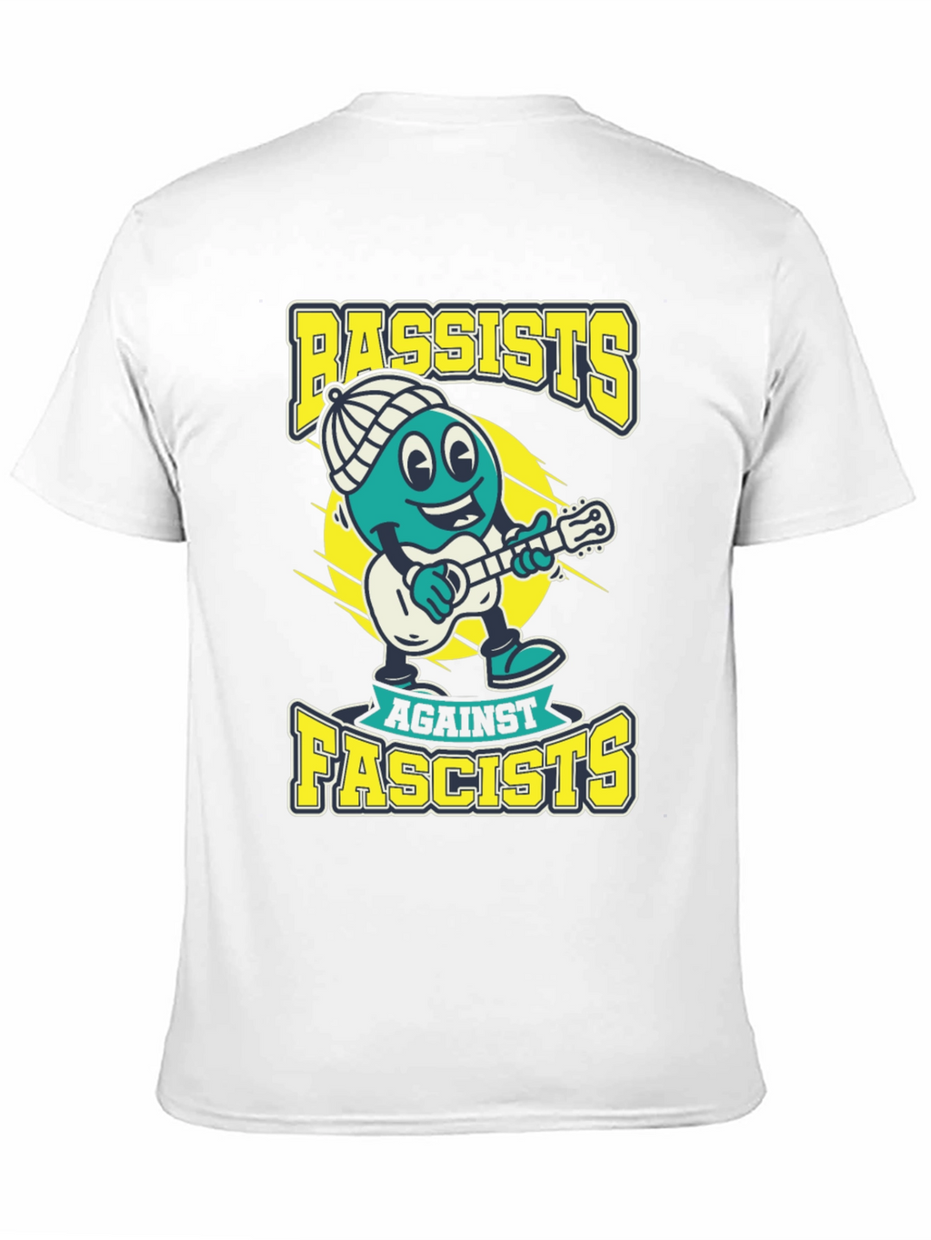 Bassists Against Fascists Graphic Tee - Political Statement T-Shirt