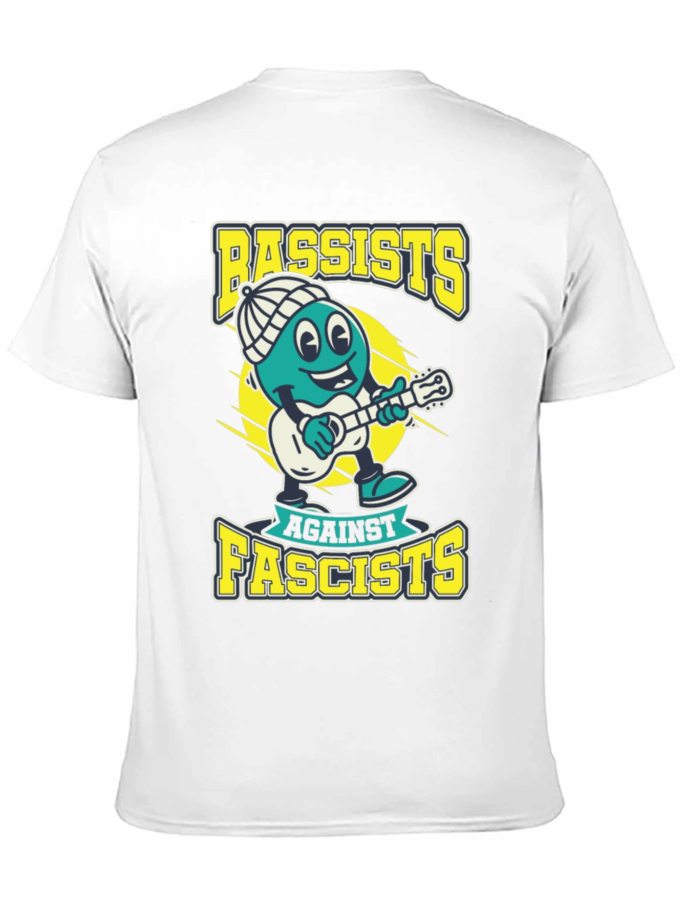 Bassists Against Fascists Graphic Tee - Political Statement T-Shirt