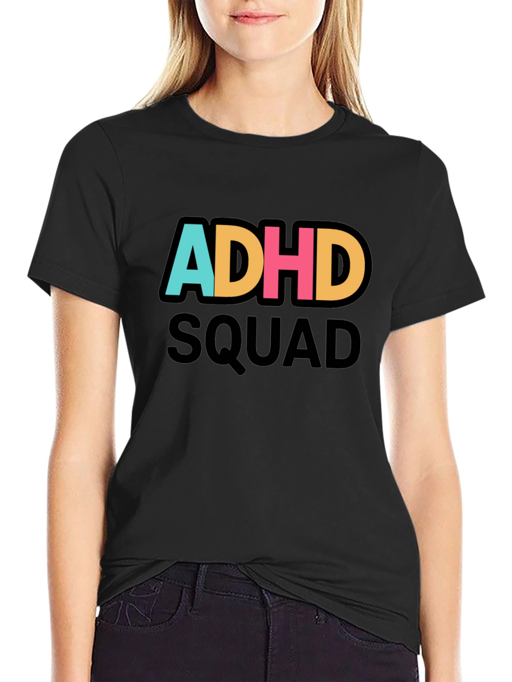 ADHD Squad Tee - Soft Cotton Blend Statement Shirt
