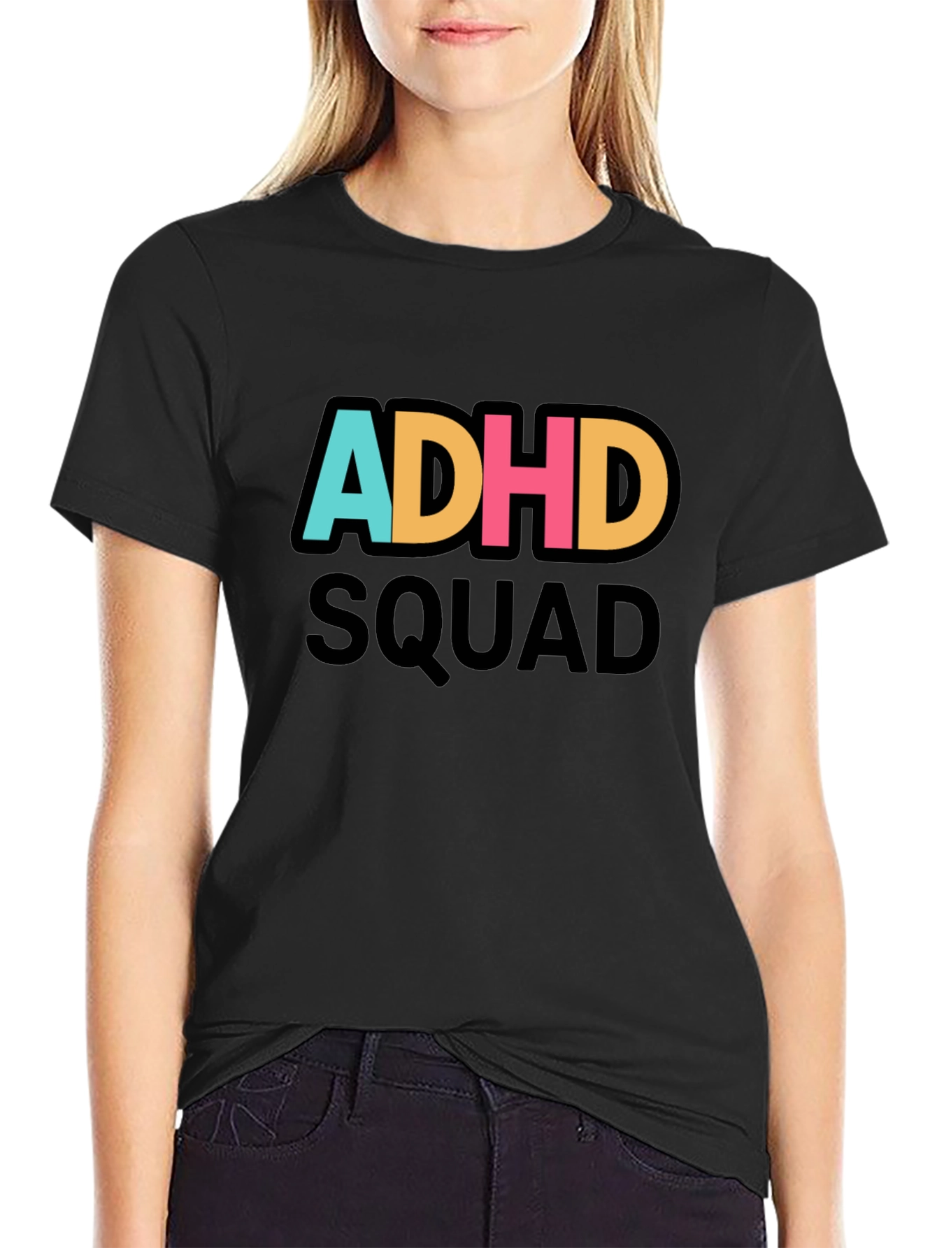 ADHD Squad Tee - Soft Cotton Blend Statement Shirt