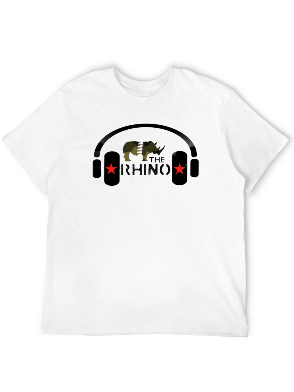 DJ Rhino Graphic Tee - Cool & Unique Design