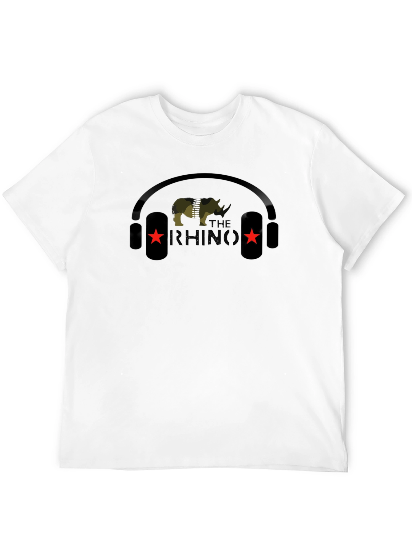 DJ Rhino Graphic Tee - Cool & Unique Design