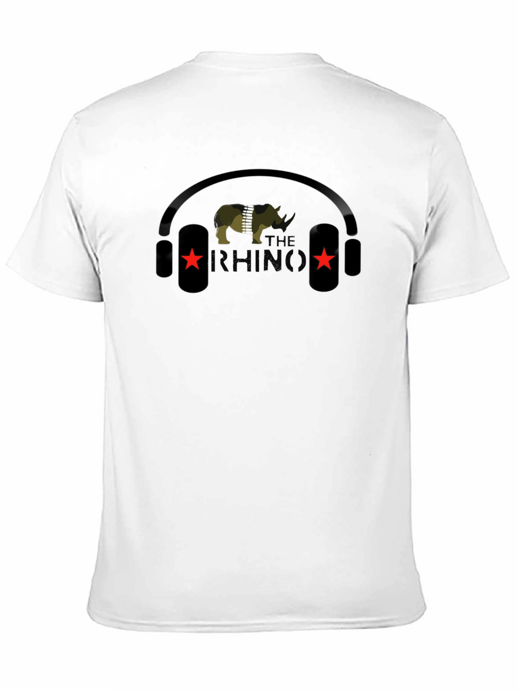 DJ Rhino Graphic Tee - Cool & Unique Design