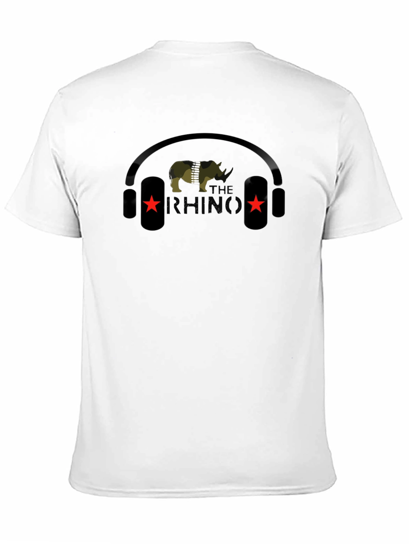 DJ Rhino Graphic Tee - Cool & Unique Design